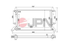 Chladič, chlazení motoru JPN 60C9061-JPN