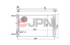 Chladič, chlazení motoru JPN 60C9001-JPN