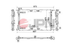 Chladič, chlazení motoru JPN 60C9005-JPN