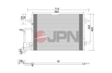 Kondenzátor, klimatizace JPN 60C9074-JPN