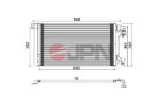 Kondenzátor, klimatizace JPN 60C9143-JPN
