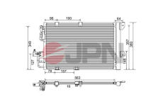 Kondenzátor klimatizácie JPN 60C9115-JPN