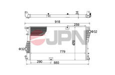 Chladič, chlazení motoru JPN 60C9047-JPN