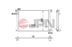 Chladič, chlazení motoru JPN 60C9010-JPN