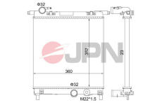 Chladič motora JPN 60C9067-JPN