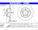 Brzdový kotúč ATE 24.0110-0224.1