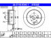 Brzdový kotouč ATE 24.0110-0346.1