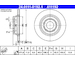 Brzdový kotouč ATE 24.0111-0192.1