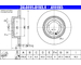 Brzdový kotouč ATE 24.0111-0193.1