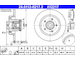 Brzdový kotouč ATE 24.0112-0217.2