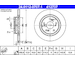 Brzdový kotouč ATE 24.0112-0707.1