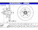 Brzdový kotouč ATE 24.0116-0104.1