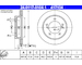 Brzdový kotúč ATE 24.0117-0104.1