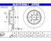 Brzdový kotouč ATE 24.0117-0106.1