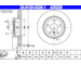 Brzdový kotouč ATE 24.0120-0228.1