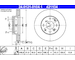 Brzdový kotúč ATE 24.0121-0104.1