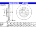 Brzdový kotouč ATE 24.0121-0106.1
