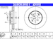 Brzdový kotouč ATE 24.0121-0115.1