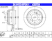 Brzdový kotouč ATE 24.0122-0724.1