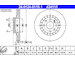 Brzdový kotouč ATE 24.0124-0115.1
