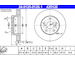 Brzdový kotouč ATE 24.0125-0126.1