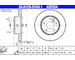 Brzdový kotouč ATE 24.0125-0164.1