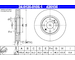 Brzdový kotúč ATE 24.0126-0106.1