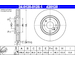 Brzdový kotouč ATE 24.0128-0128.1