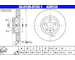 Brzdový kotúč ATE 24.0128-0136.1