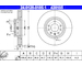 Brzdový kotúč ATE 24.0128-0185.1
