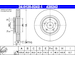 Brzdový kotouč ATE 24.0128-0242.1