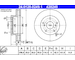 Brzdový kotúč ATE 24.0128-0249.1