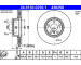 Brzdový kotouč ATE 24.0130-0250.1