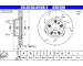 Brzdový kotouč ATE 24.0136-0128.1