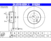Brzdový kotouč ATE 24.0310-0291.1