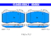 Sada brzdových destiček, kotoučová brzda ATE 13.0460-4984.2