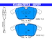 Sada brzdových destiček, kotoučová brzda ATE 13.0460-7277.2
