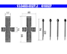 Sada příslušenství, obložení kotoučové brzdy ATE 13.0460-0027.2