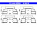 Sada príslużenstva oblożenia kotúčovej brzdy ATE 13.0460-0510.2