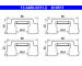 Sada prislusenstvi, oblozeni kotoucove brzdy ATE 13.0460-0511.2