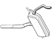 Střední tlumič výfuku WALKER 21479