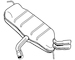 Zadní tlumič výfuku WALKER 25088