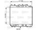 Chladič, chlazení motoru VALEO 730435