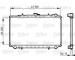 Chladič, chlazení motoru VALEO 731656