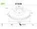 Brzdový kotouč VALEO 673636