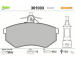 Sada brzdových destiček, kotoučová brzda VALEO 301003