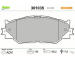 Sada brzdových destiček, kotoučová brzda VALEO 301035