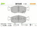 Sada brzdových destiček, kotoučová brzda VALEO 301045