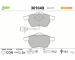 Sada brzdových destiček, kotoučová brzda VALEO 301049