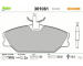 Sada brzdových destiček, kotoučová brzda VALEO 301061